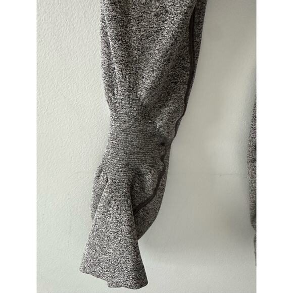 Gymshark Leggings Women's 8-10 Heather Gray Low Rise Cropped Activewear Sporty - Picture 5 of 7